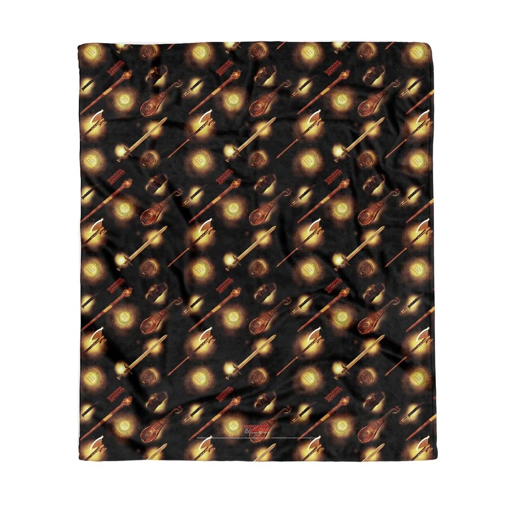 Dungeons & Dragons Choose Your Weapon Fleece Blanket - M Afbeelding 1
