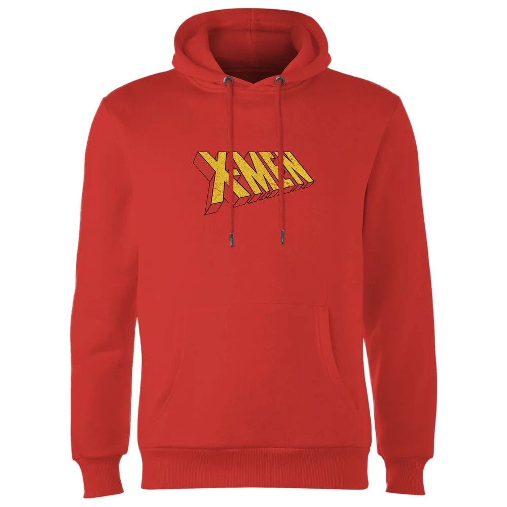 X-Men Retro Logo Hoodie - Red - S - Rood Afbeelding 1