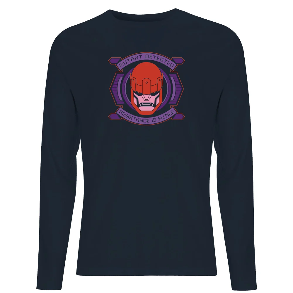 X-Men Sentinel Attack Long Sleeve T-Shirt - Navy - S Afbeelding 1