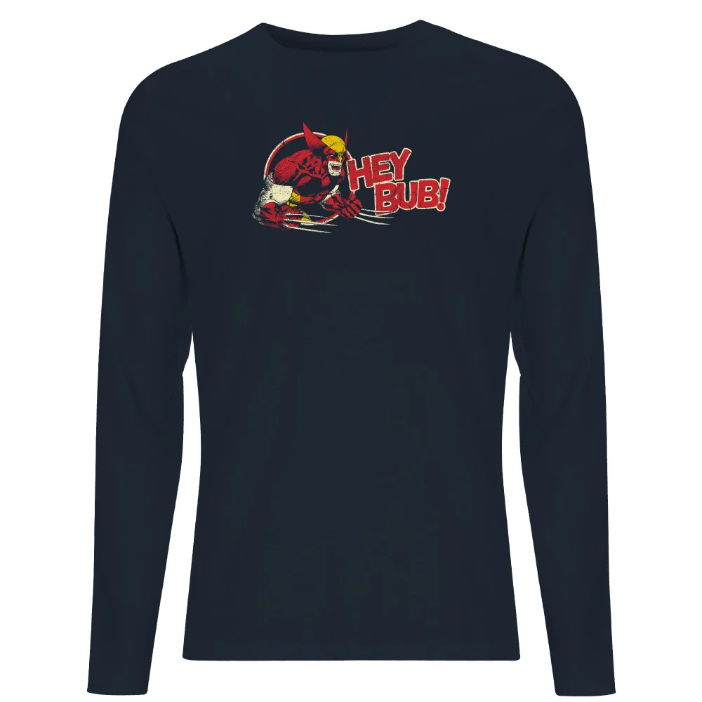 X-Men Hey Bub! Long Sleeve T-Shirt - Navy - S Afbeelding 1