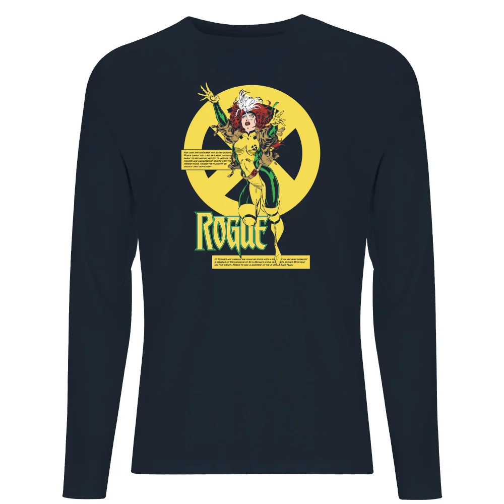 X-Men Rogue Bio Drk Long Sleeve T-Shirt - Navy - S Afbeelding 1