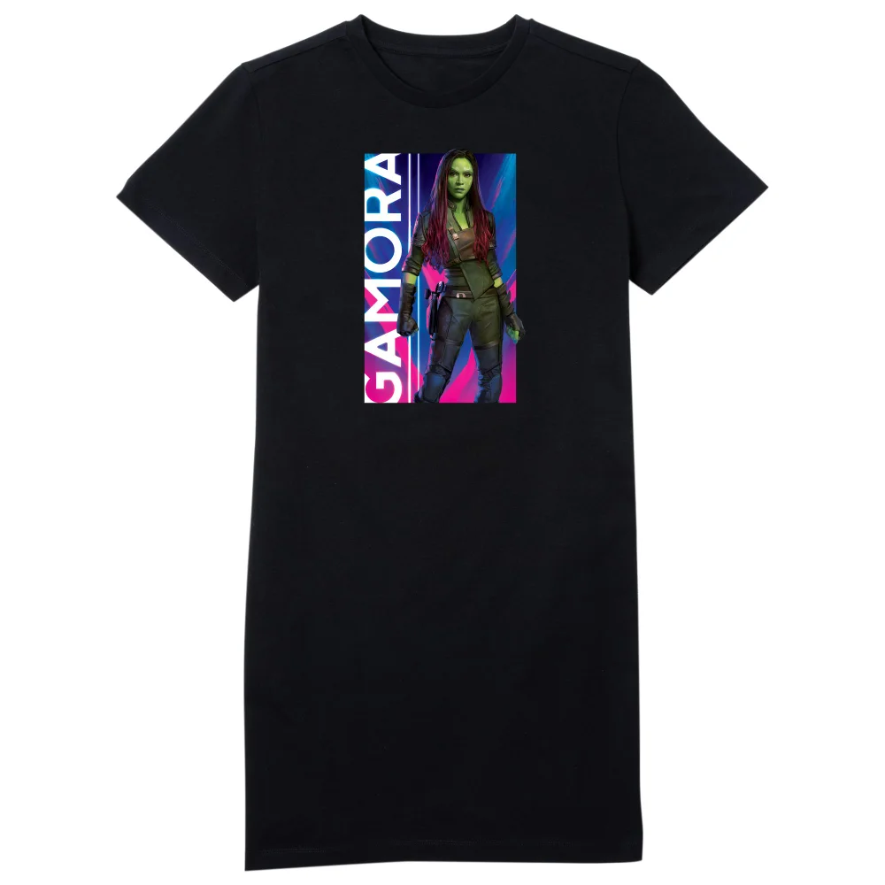 Guardians of the Galaxy Gamora Women's T-Shirt Dress - Black - L Afbeelding 1