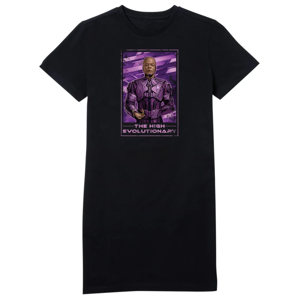 Guardians of the Galaxy The High Evolutionary Women's T-Shirt Dress - Black - L Afbeelding 1