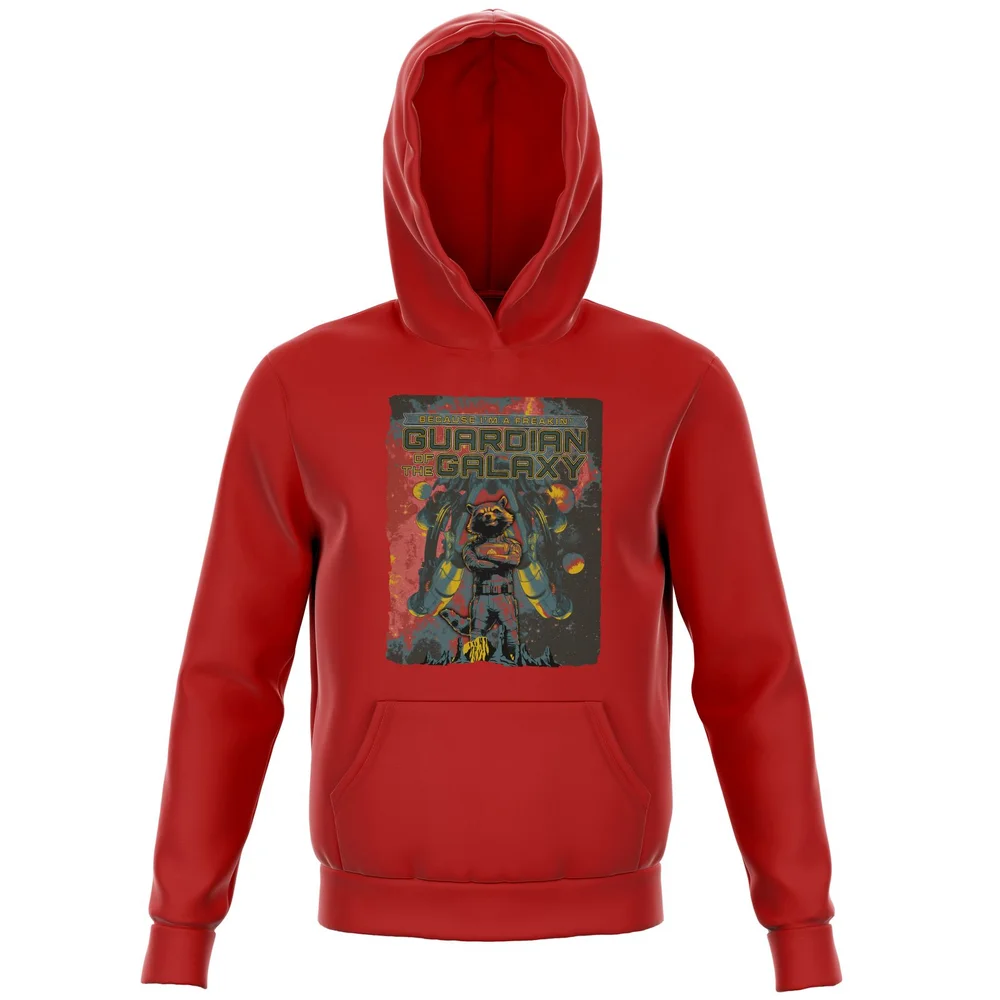 Guardians of the Galaxy I'm A Freakin' Guardian Of The Galaxy Kids' Hoodie - Red - 98/104 (3-4 jaar) Afbeelding 1