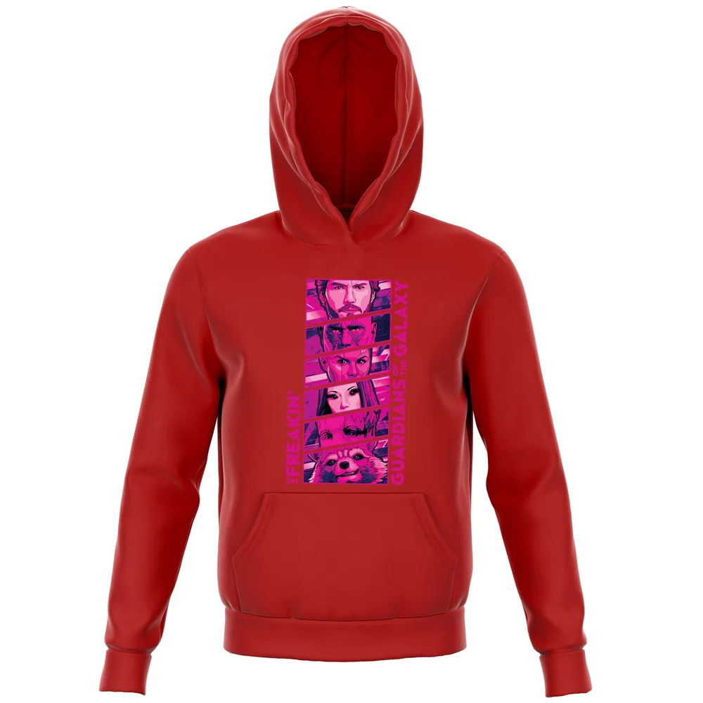 Guardians of the Galaxy Faces Kids' Hoodie - Red - 98/104 (3-4 jaar) Afbeelding 1