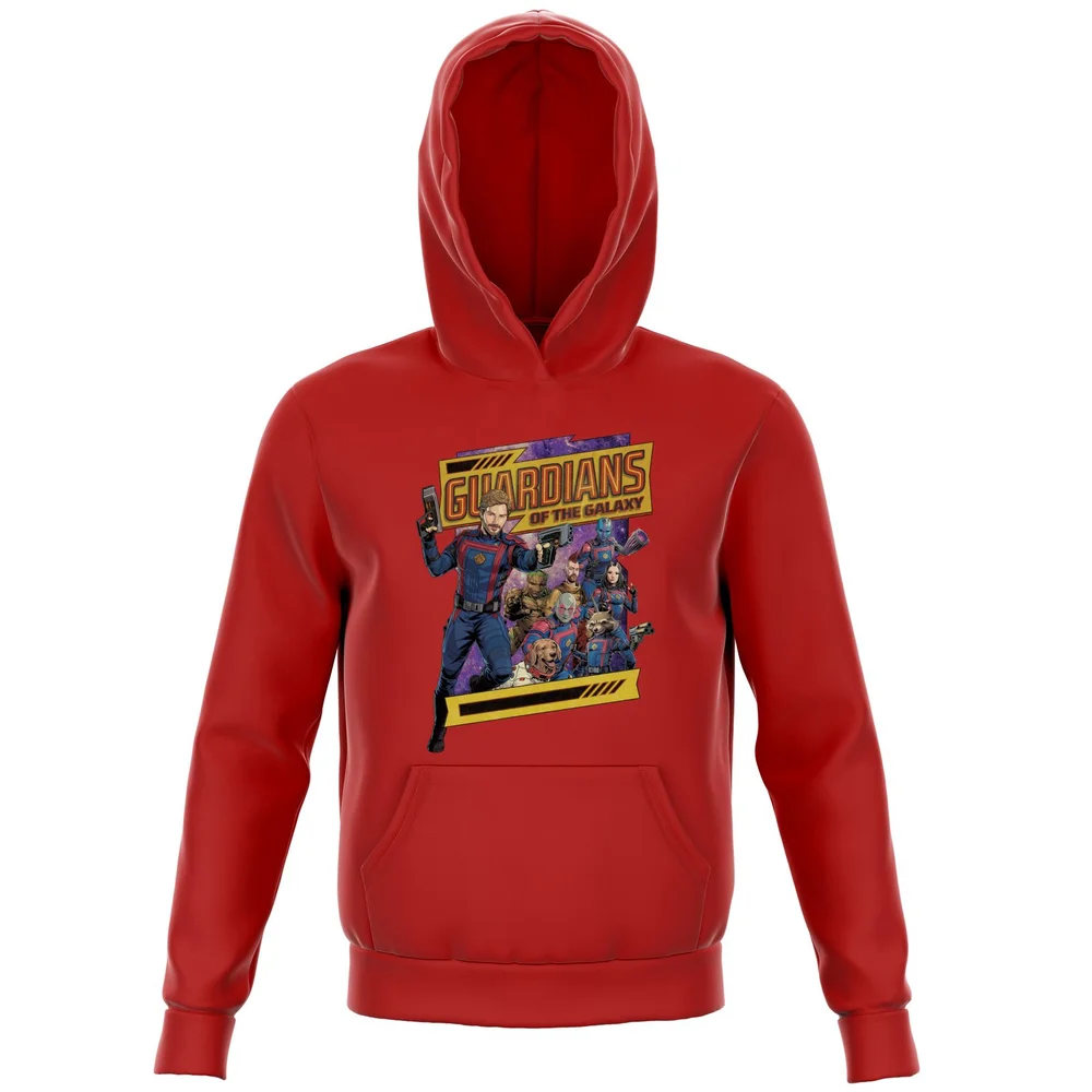 Guardians of the Galaxy Galaxy Kids' Hoodie - Red - 98/104 (3-4 jaar) Afbeelding 1