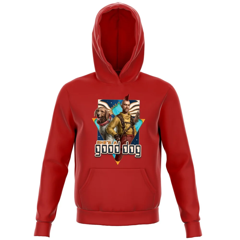Guardians of the Galaxy She's A Good Dog Kids' Hoodie - Red - 98/104 (3-4 jaar) Afbeelding 1