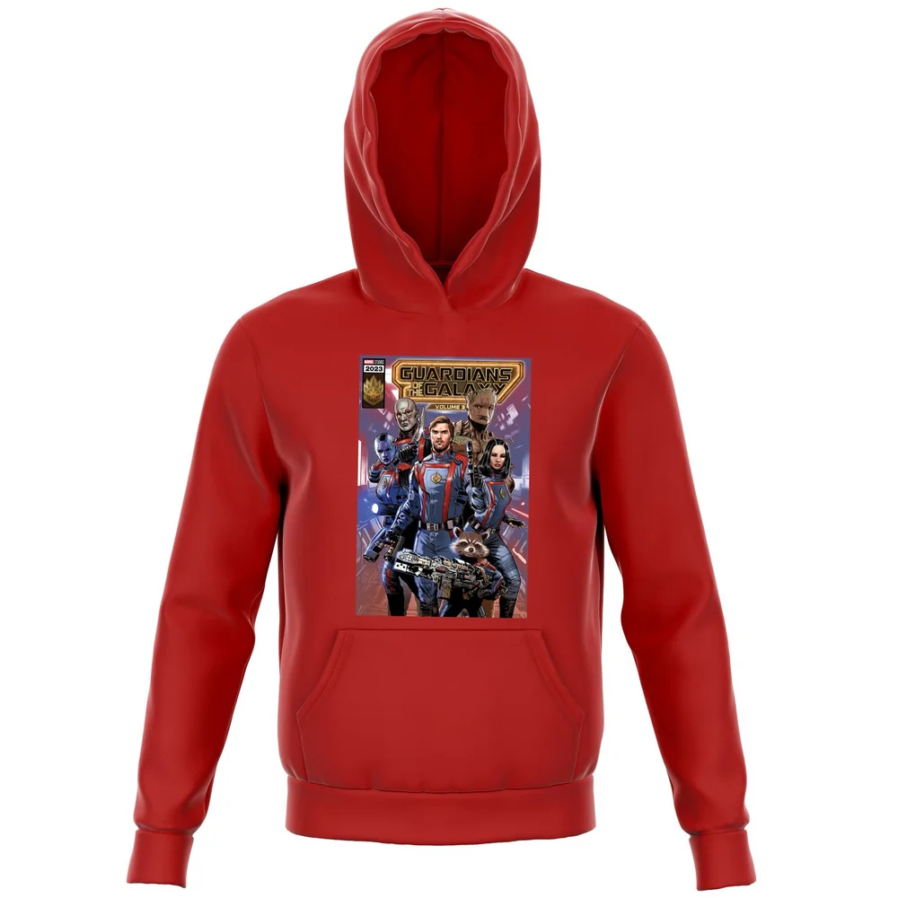 Guardians of the Galaxy Photo Comic Cover Kids' Hoodie - Red - 98/104 (3-4 jaar) Afbeelding 1