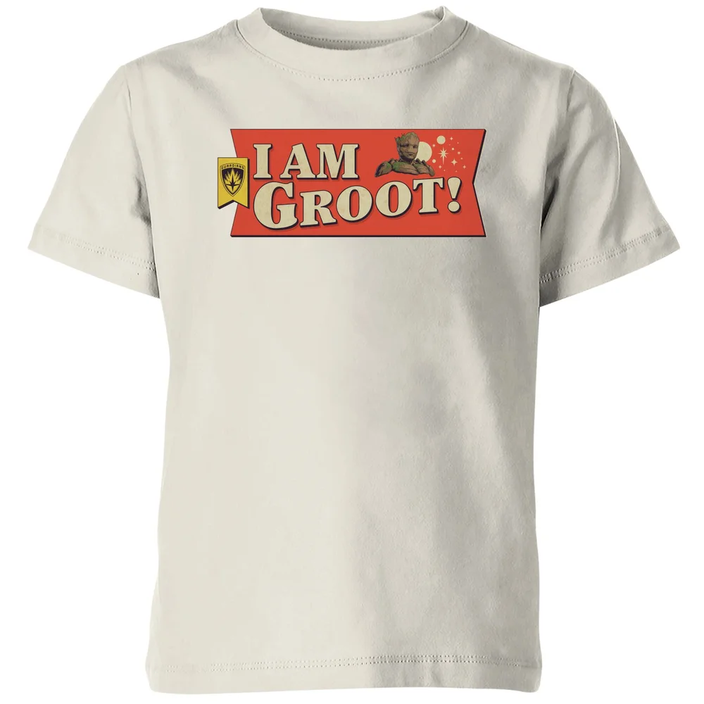Guardians of the Galaxy I Am Groot! Kids' T-Shirt - Cream - 98/104 (3-4 jaar) Afbeelding 1