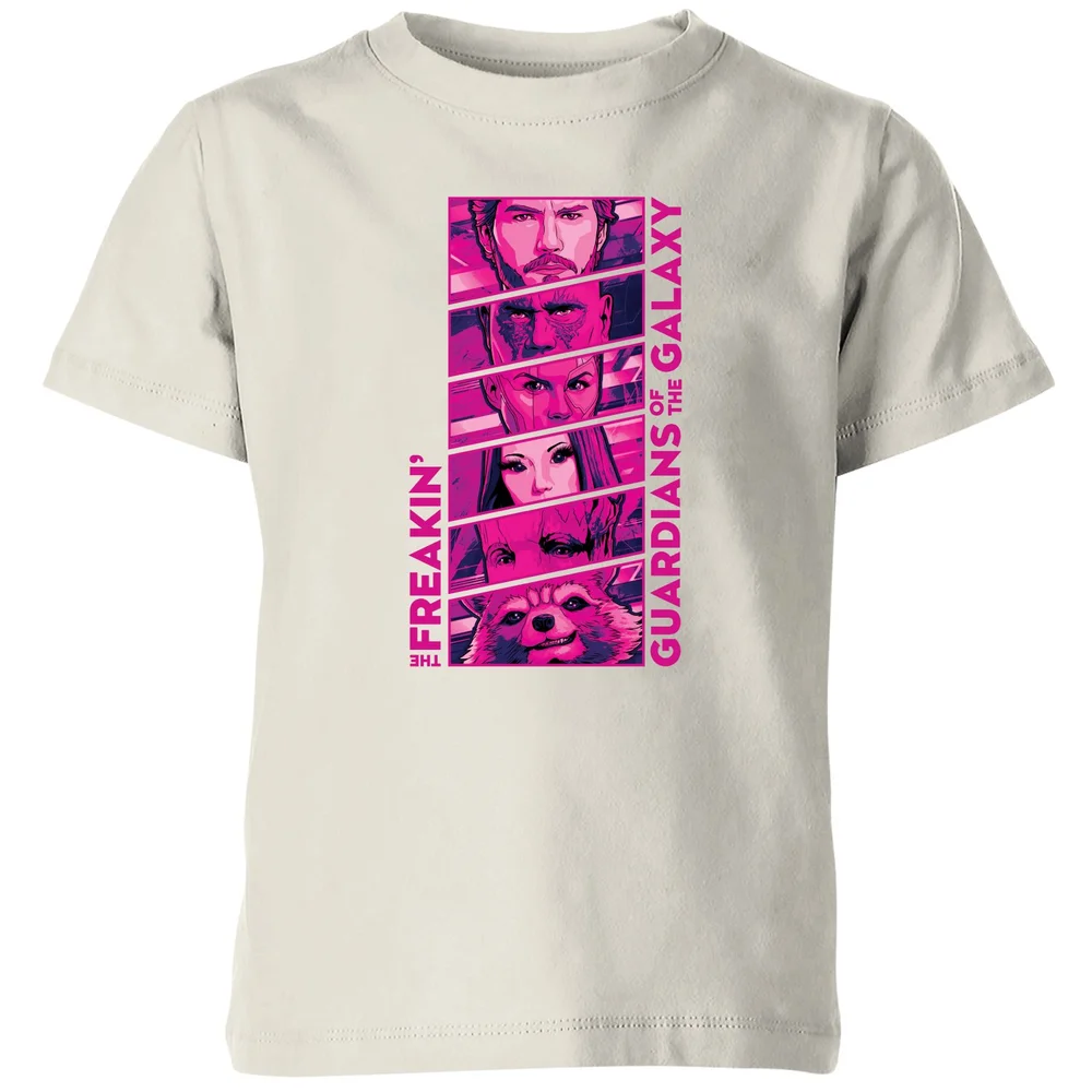 Guardians of the Galaxy Faces Kids' T-Shirt - Cream - 98/104 (3-4 jaar) Afbeelding 1