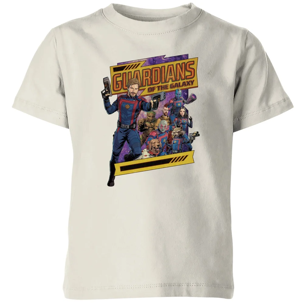 Guardians of the Galaxy Galaxy Kids' T-Shirt - Cream - 98/104 (3-4 jaar) Afbeelding 1