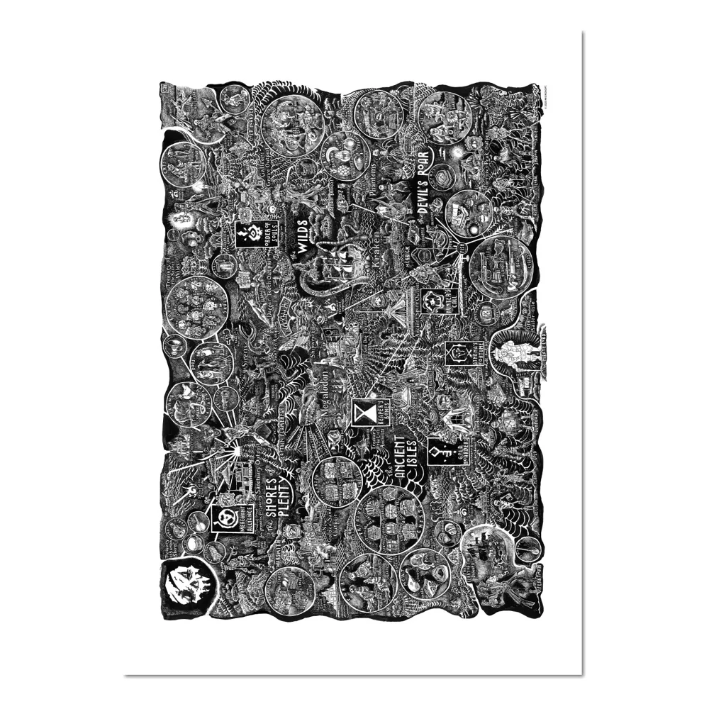 Sea Of Thieves Caroline Harper X SoT Art Print Giclee Art Print - A4 - Print Only Afbeelding 1