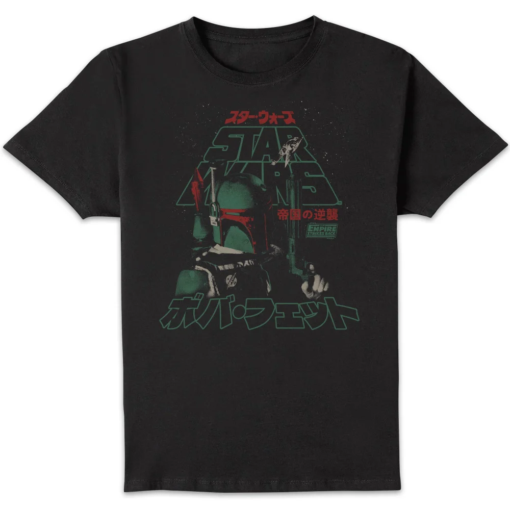Star Wars Boba Fett Retro Unisex T-Shirt - Black - S - Zwart Afbeelding 1