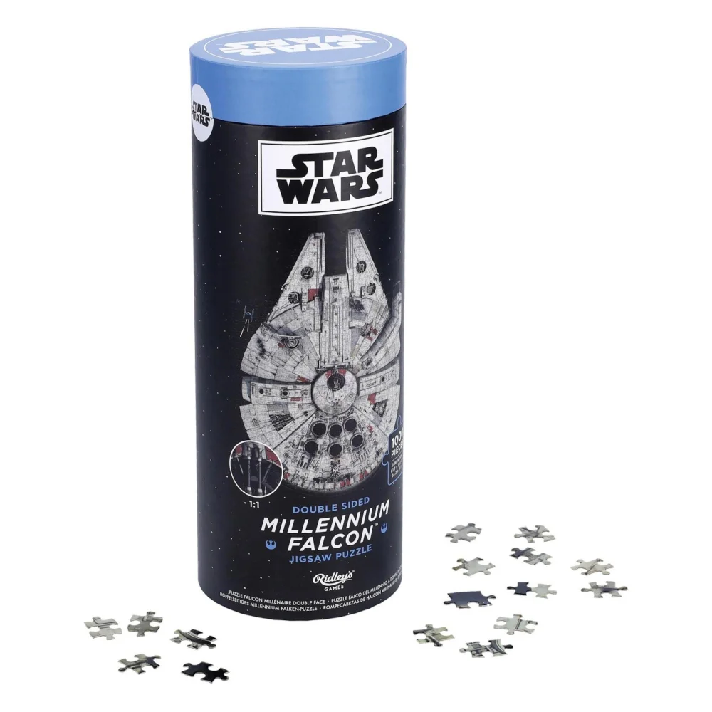 Star Wars Millennium Falcon Double-Sided Jigsaw Puzzle Afbeelding 1