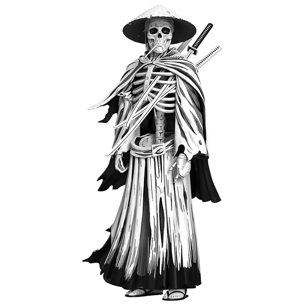 Shadowed Samurai by Rob Bowyer Afbeelding 1