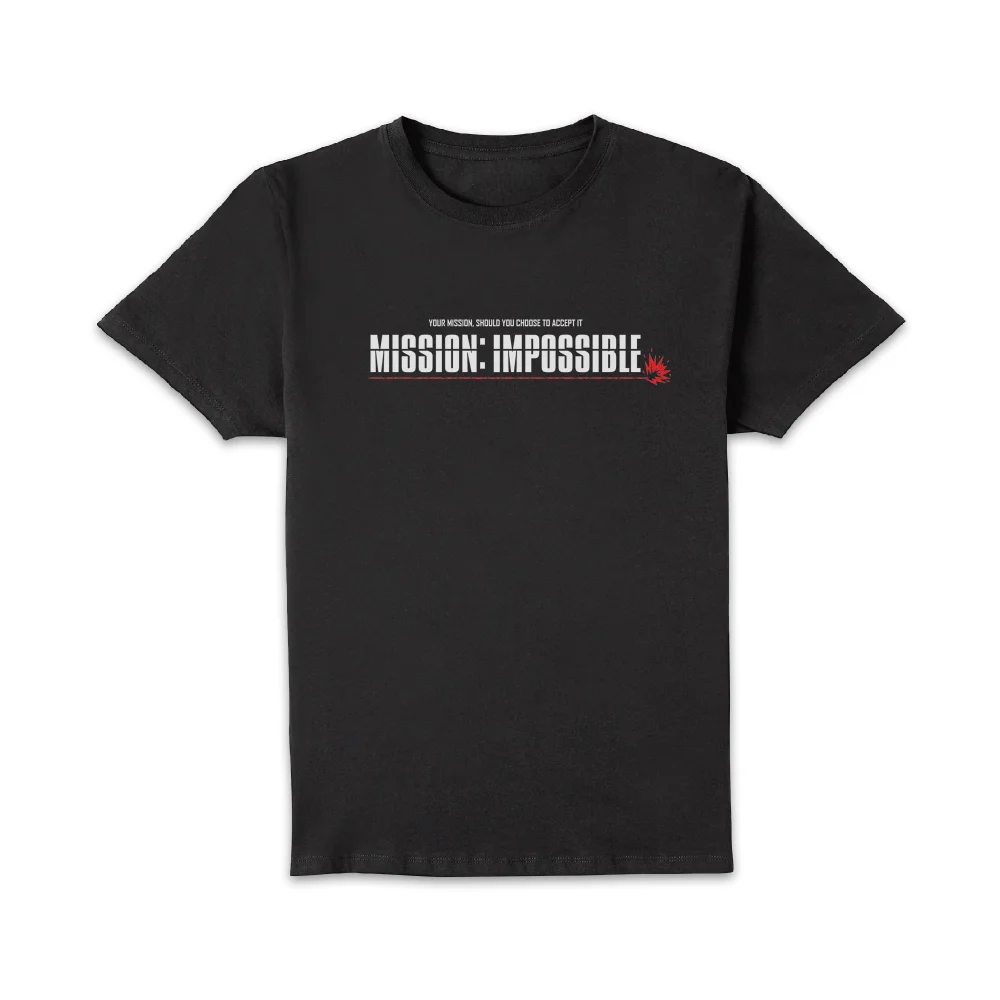 Mission Impossible Mission Impossible Men's T-Shirt - Black - S - Zwart Afbeelding 1
