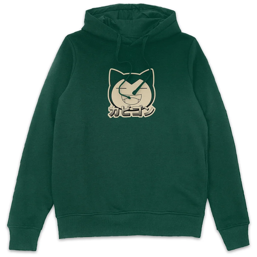 Pokémon Snorlax Snoozy By Nature Hoodie - Green - S Afbeelding 1