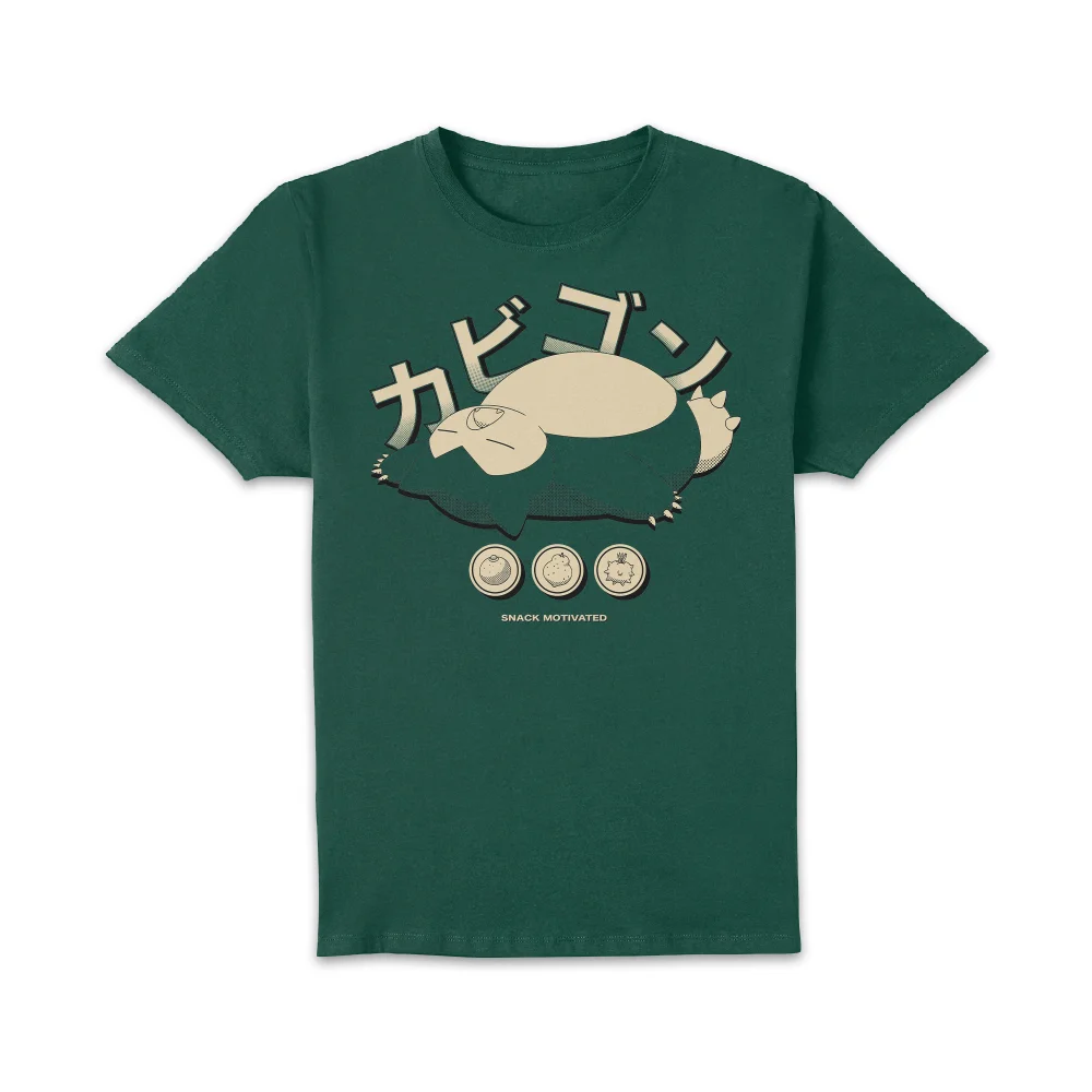 Pokémon Snorlax Relaxation T-Shirt - Green - S Afbeelding 1