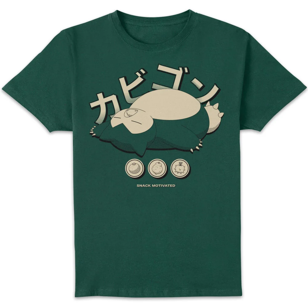 Pokémon Snorlax Relaxation T-Shirt - Green - S Afbeelding 1