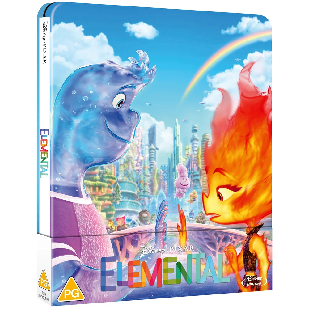 Disney Pixar's Elemental Blu-ray Steelbook Afbeelding 1