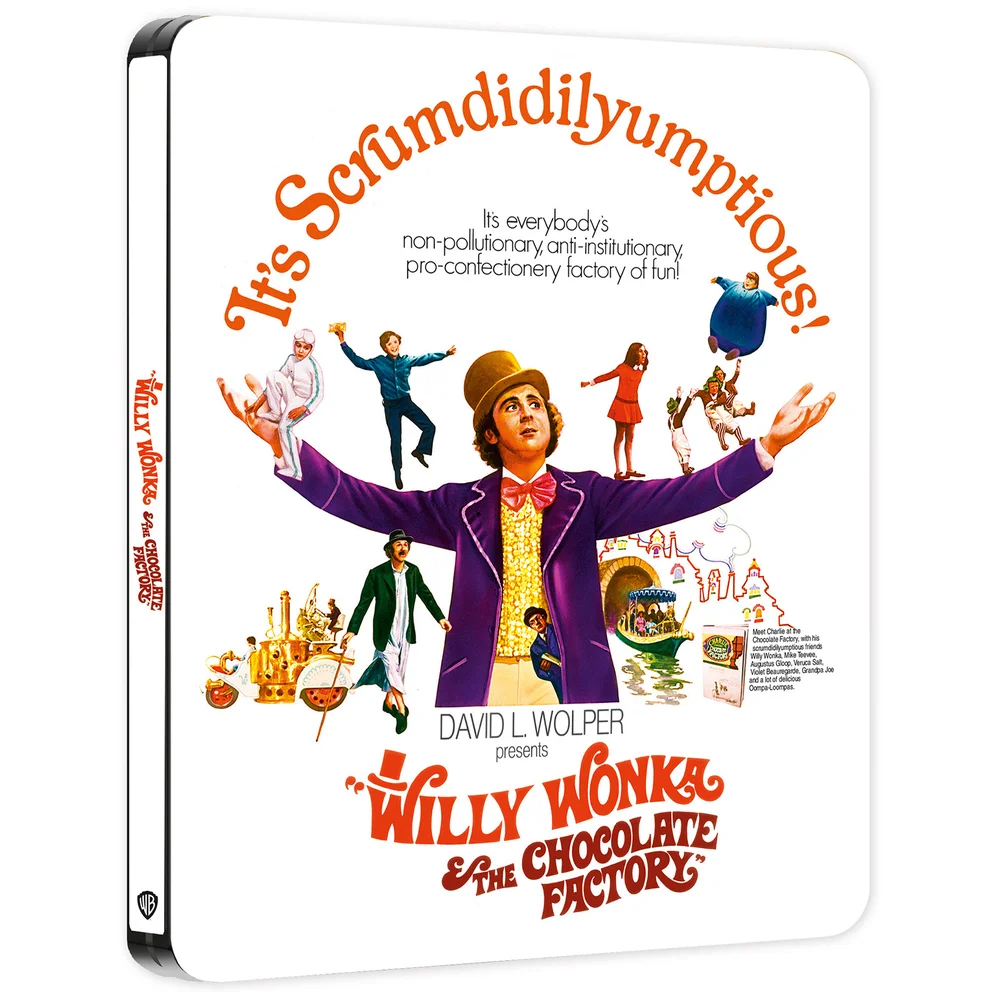 Willy Wonka & The Chocolate Factory 4K Ultra HD Steelbook Afbeelding 1