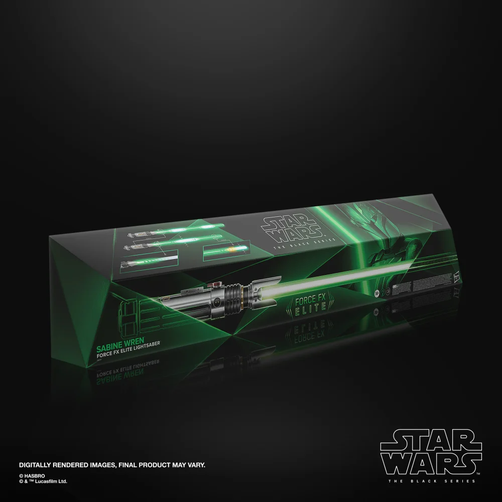 Hasbro Star Wars The Black Series Force FX Elite Sabine Wren Lightsaber Afbeelding 1