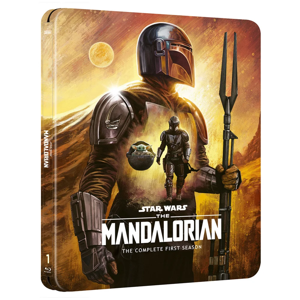 Mandalorian Season 1 4K Ultra HD SteelBook Includes Artcards (Disney+ Original) Afbeelding 1
