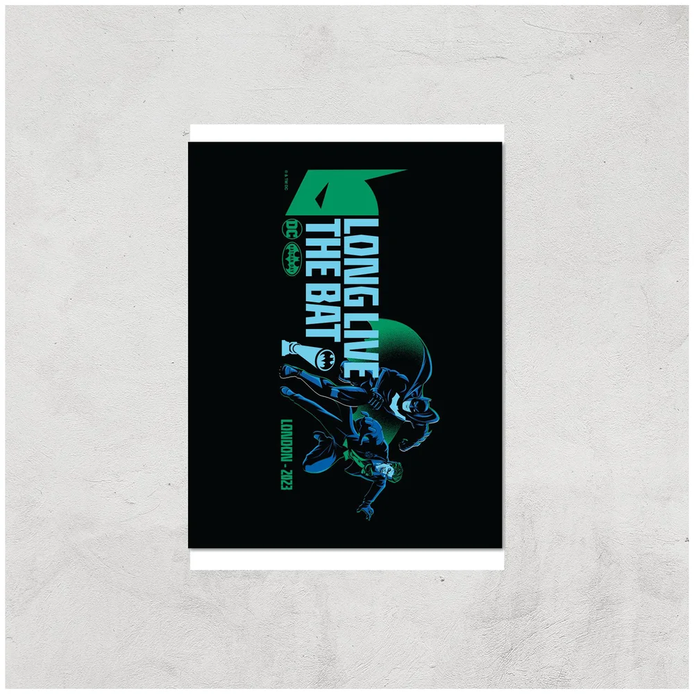 Batman Day London Giclee Art Print - A4 - Print Only Afbeelding 1