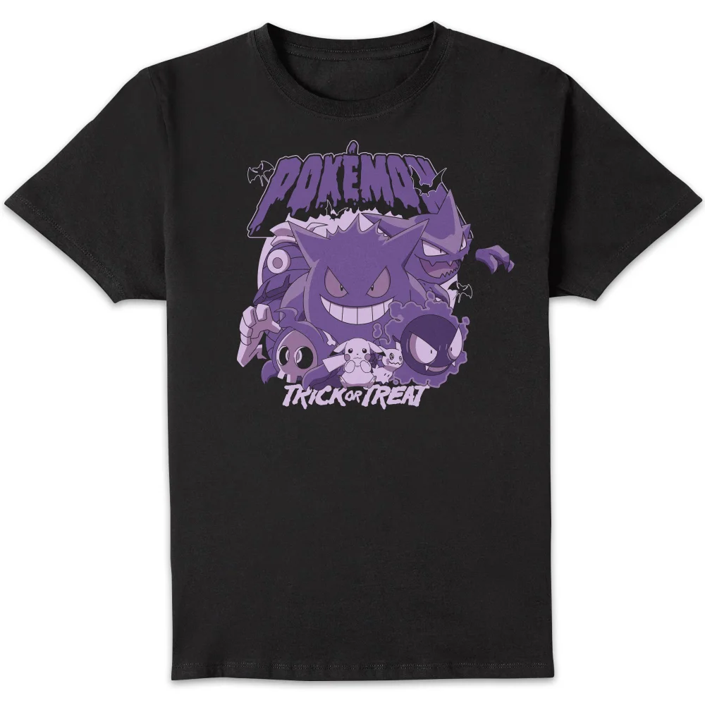 Pokémon Trick Or Treat Men's T-Shirt - Black - 4XL - Zwart Afbeelding 1
