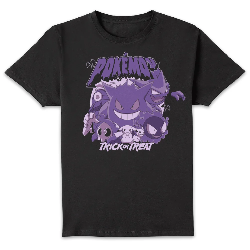 Pokémon Trick Or Treat Men's T-Shirt - Black - 4XL - Zwart Afbeelding 1