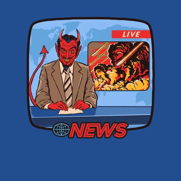 Breaking News Women's T-Shirt - Blue