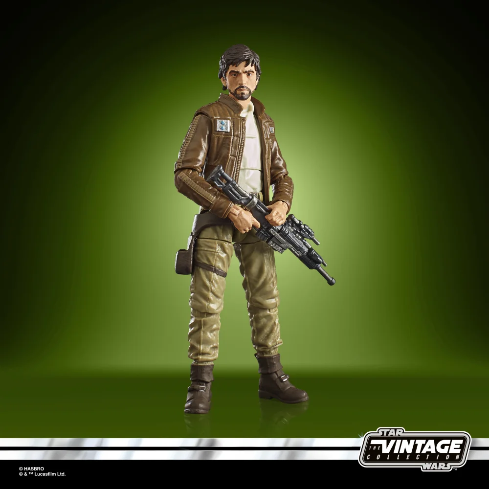 Hasbro Star Wars The Vintage Collection Captain Cassian Andor, Rogue One: A Star Wars Story Action Figure (3.75”) Afbeelding 1