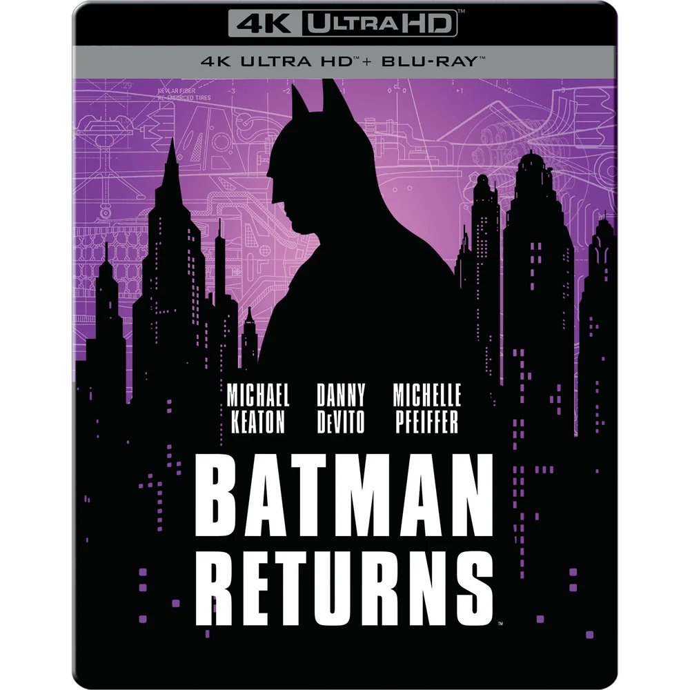Batman Returns Zavvi Exclusive 4K Ultra HD Steelbook Afbeelding 1