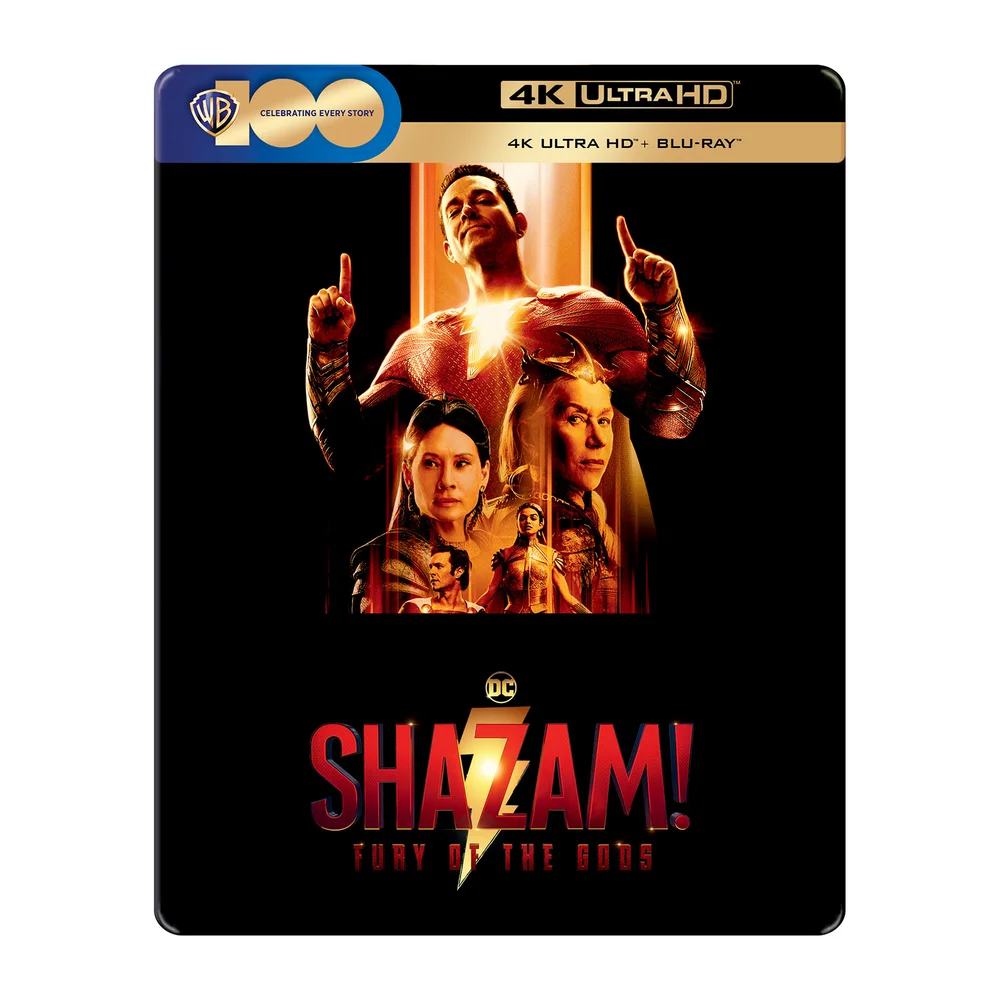 Shazam! Fury of The Gods Zavvi Exclusive 4K Ultra HD Steelbook Afbeelding 1