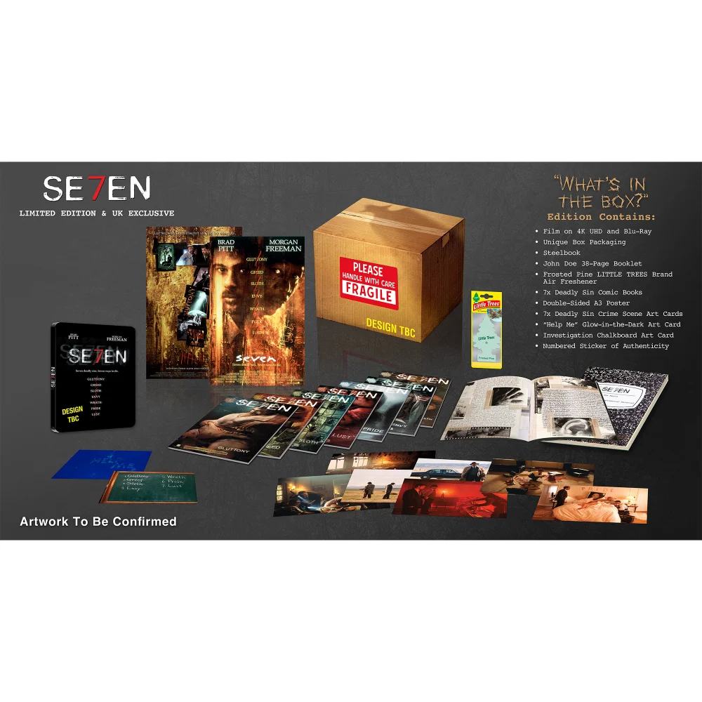 Se7en What's In The Box? Special Edition 4K Ultra HD Steelbook Afbeelding 1