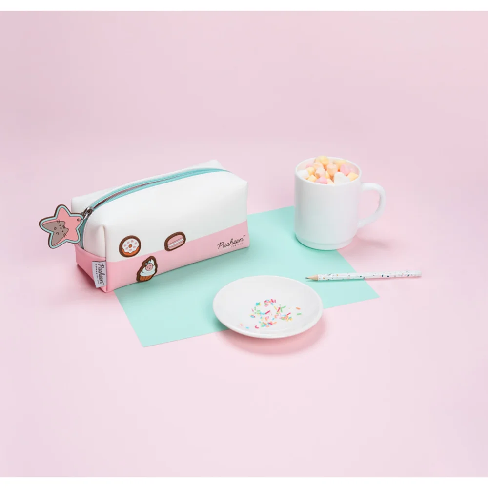 Pusheen Rose Collection Make-Up Toiletry Bag Afbeelding 1