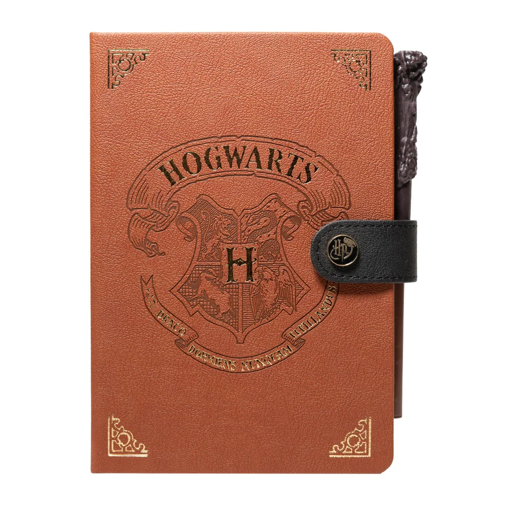 Harry Potter A5 Notebook With Magic Wand Pen Afbeelding 1