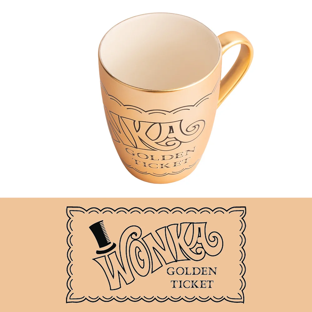 Willy Wonka Golden Ticket Mug Afbeelding 1