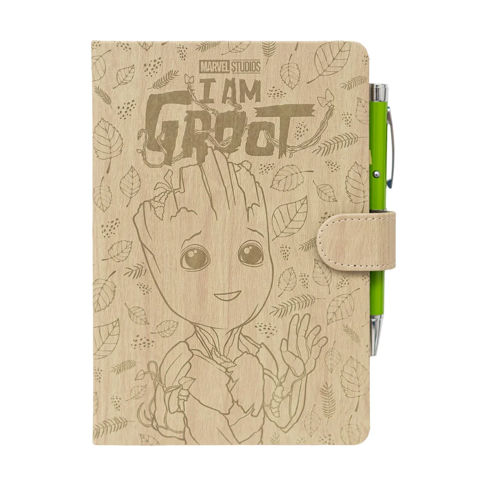 Marvel Groot A5 Premium Notebook With Projector Pen Afbeelding 1