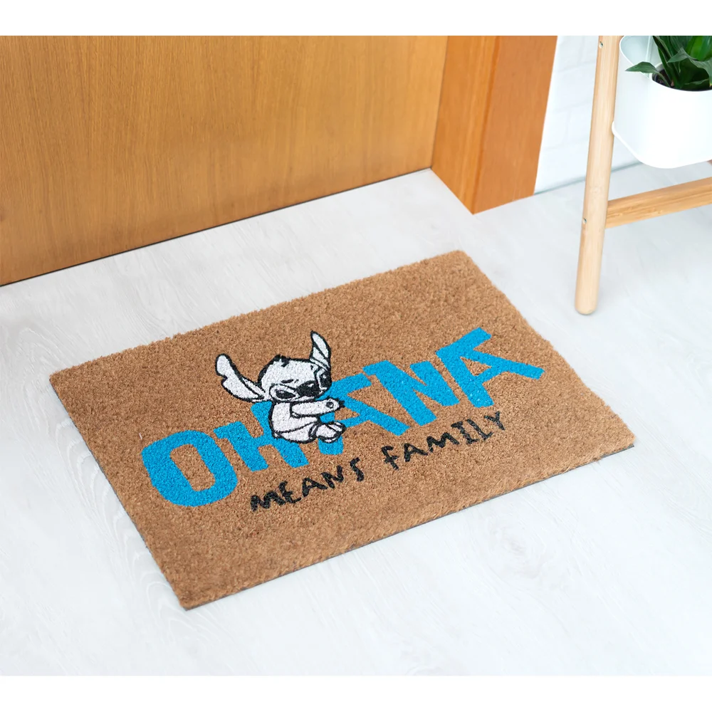 Disney Stitch Ohana Door Mat Afbeelding 1