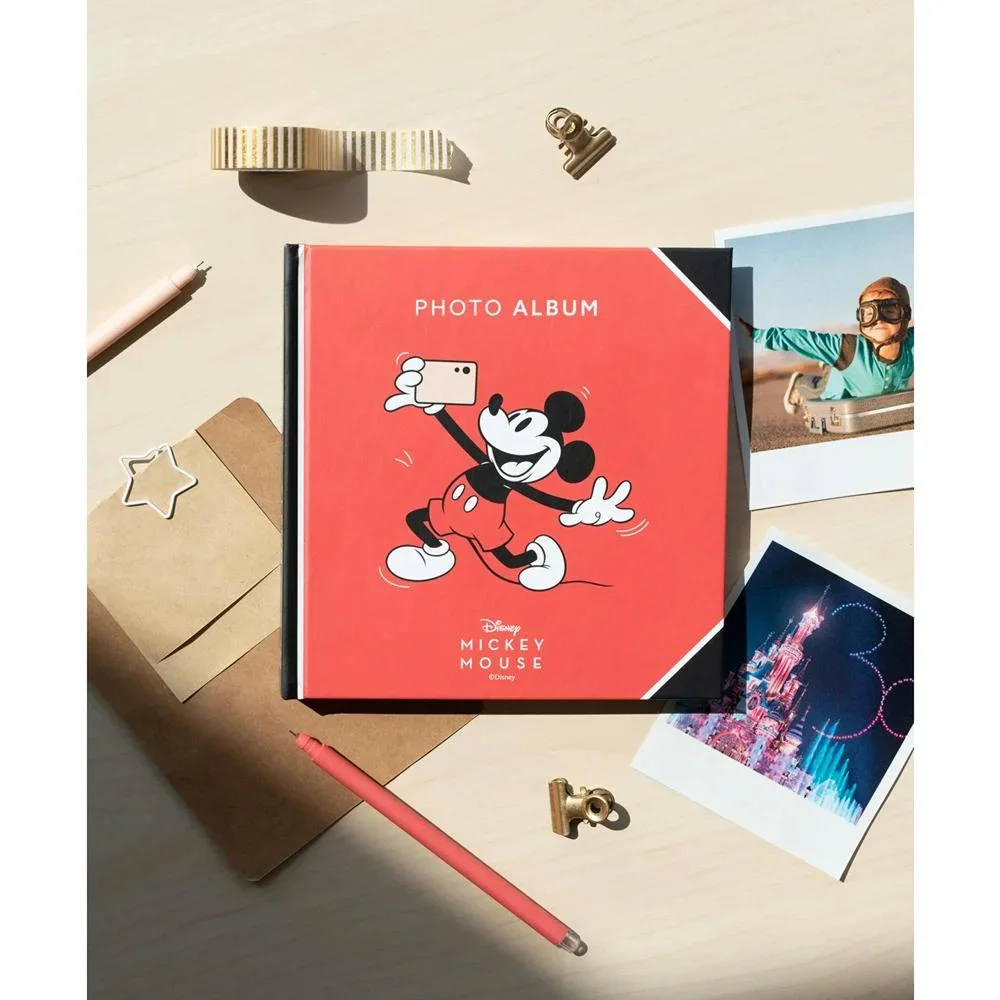 Disney Mickey 100Th Anniversary Photo Album 16X16Cm 24 Self-Adhesive Pages Afbeelding 1
