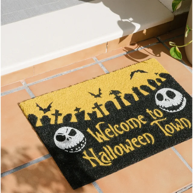 Nightmare Before Christmas Halloween Town Door Mat