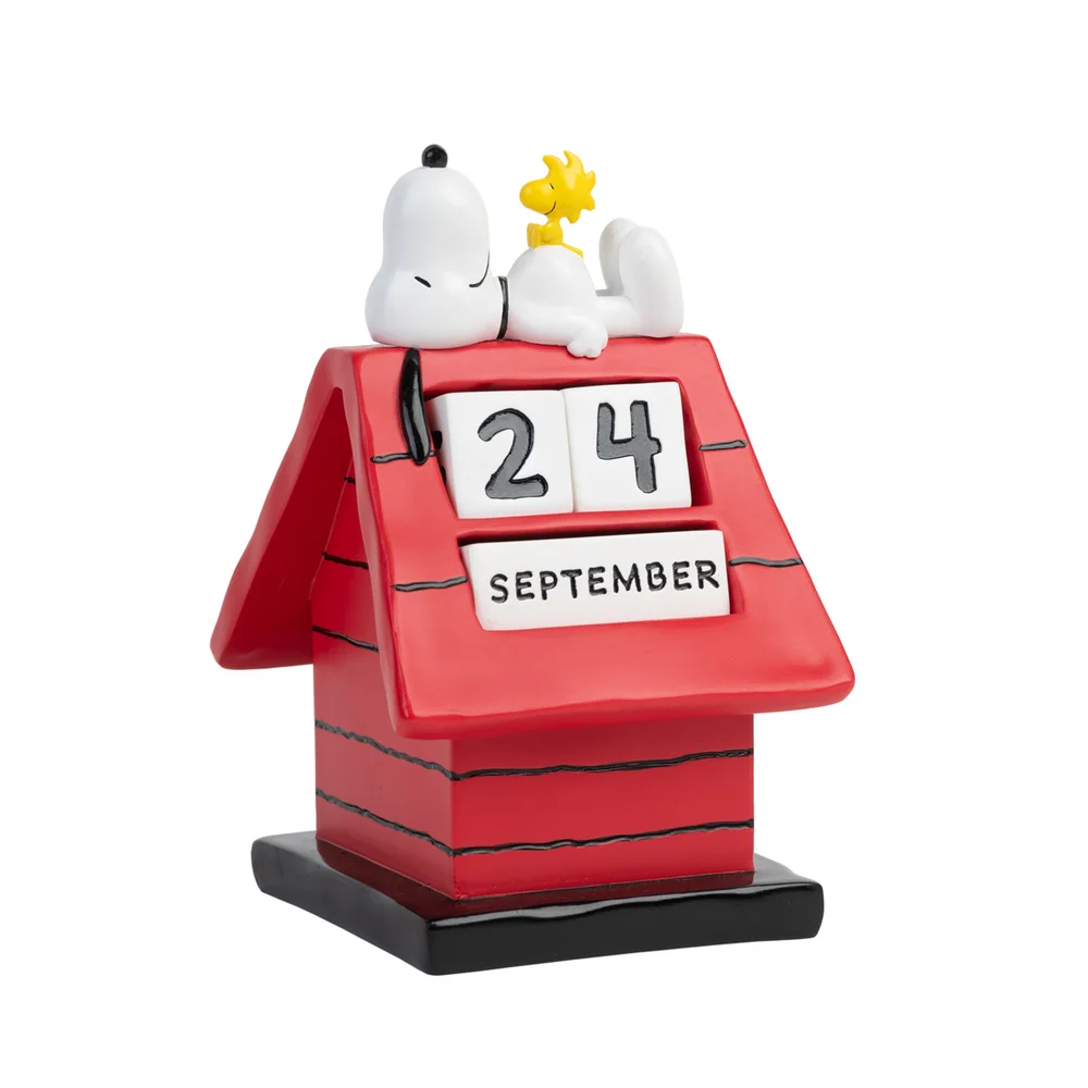 Snoopy Doghouse 3D Perpetual Calendar Afbeelding 1