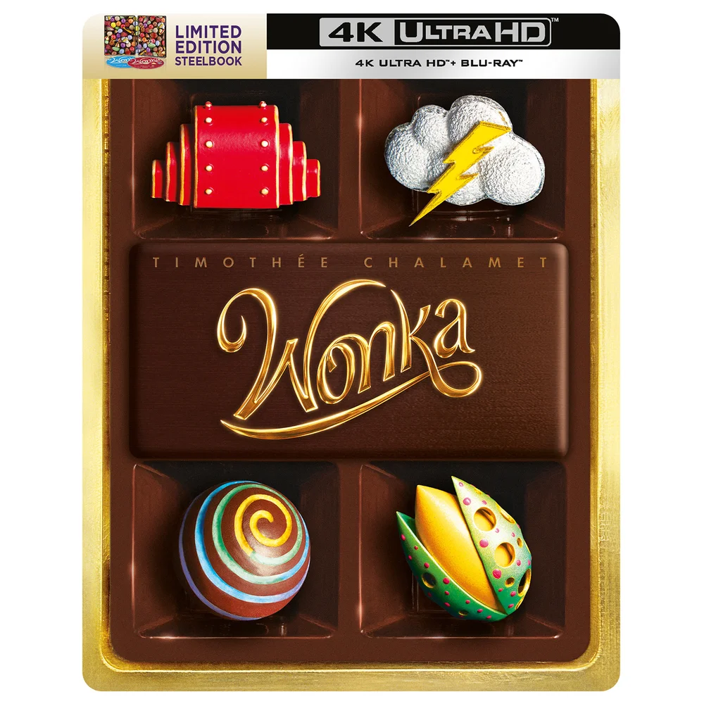 Wonka 4K Ultra HD Steelbook Afbeelding 1