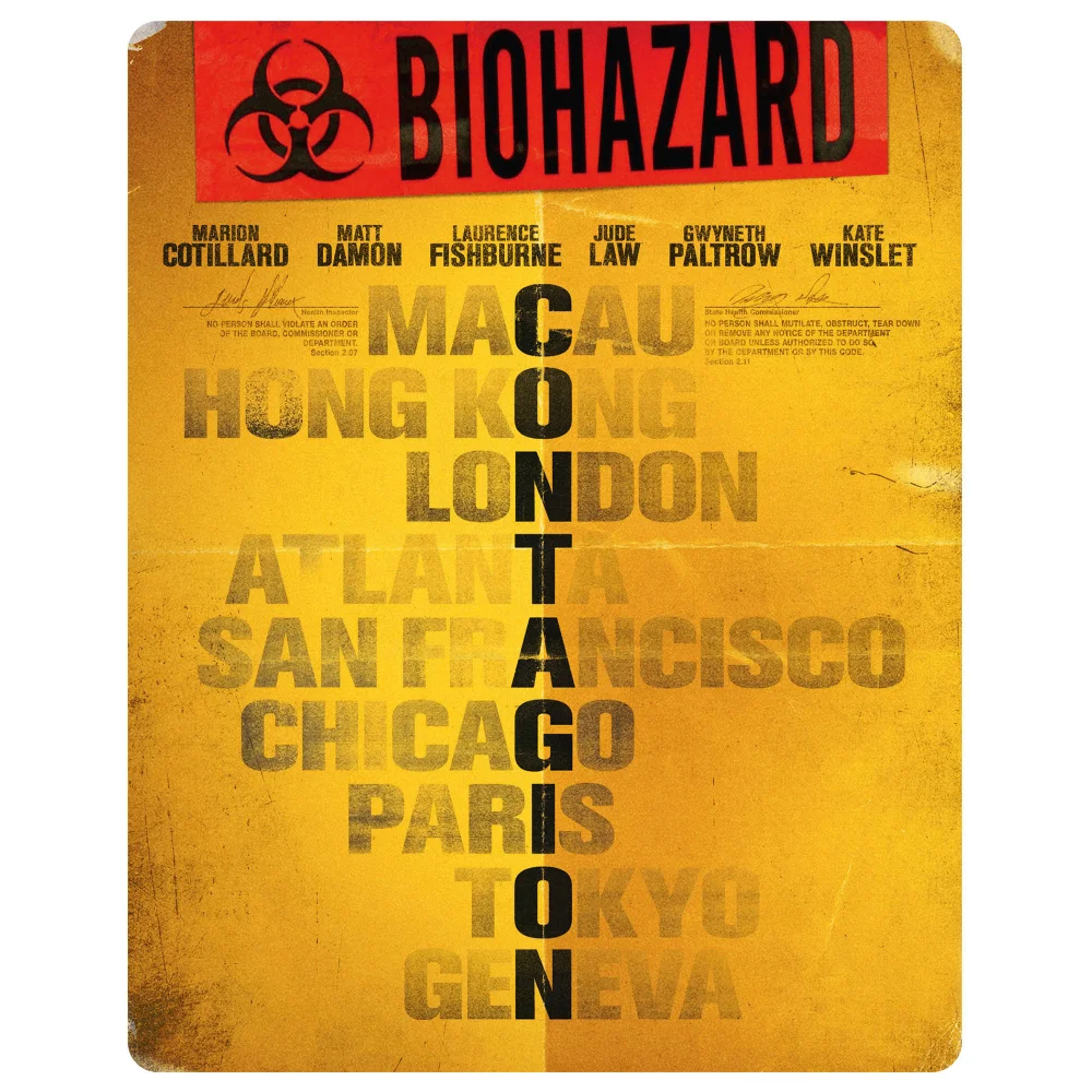 Contagion 4K Ultra HD Steelbook (includes Blu-ray) Afbeelding 1