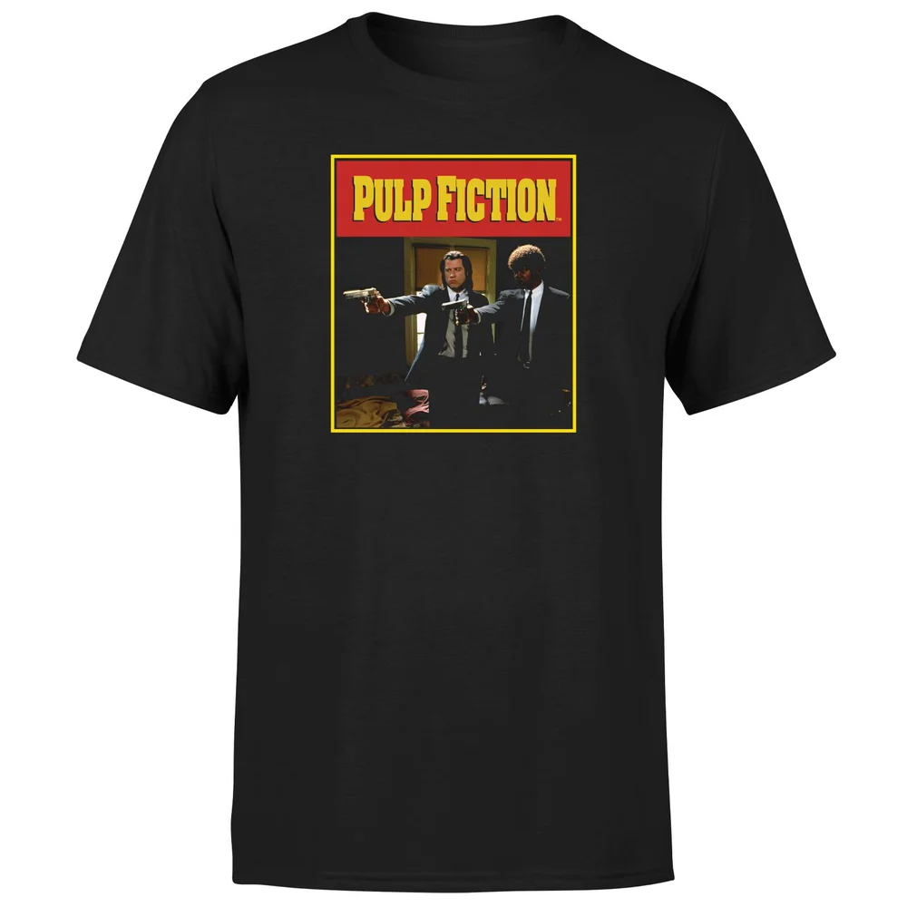 Pulp Fiction Say What Again Unisex T-Shirt - Black - S - Zwart Afbeelding 1
