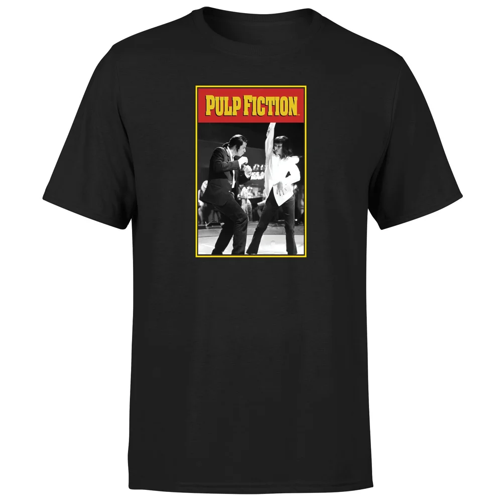 Pulp Fiction Dance Unisex T-Shirt - Black - 5XL - Zwart Afbeelding 1