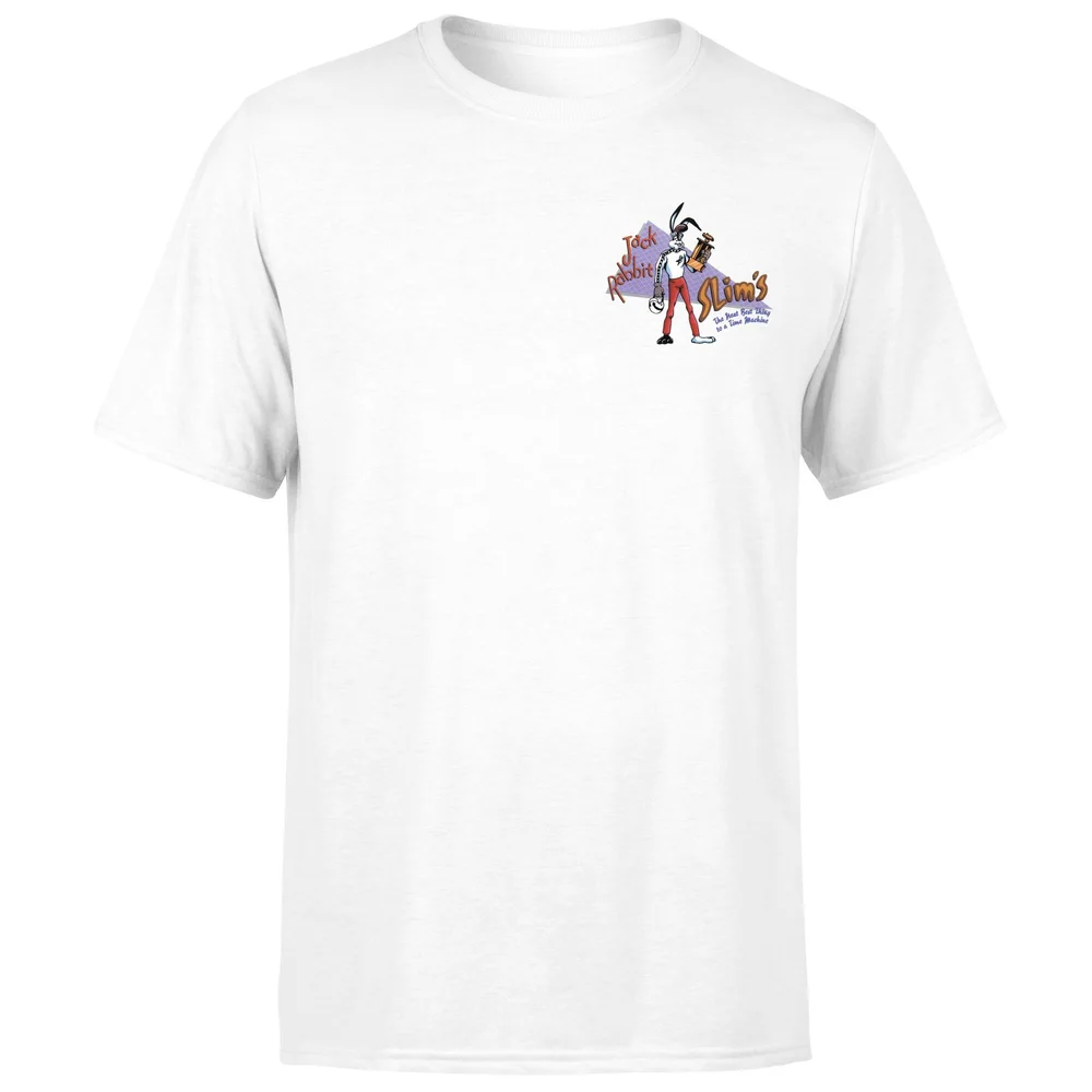 Pulp Fiction Jack Rabbit Slims Unisex T-Shirt - White - S - Wit Afbeelding 1