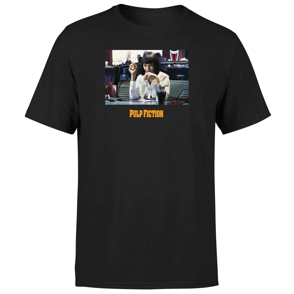 Pulp Fiction Mia Wallace Unisex T-Shirt - Black - S - Zwart Afbeelding 1