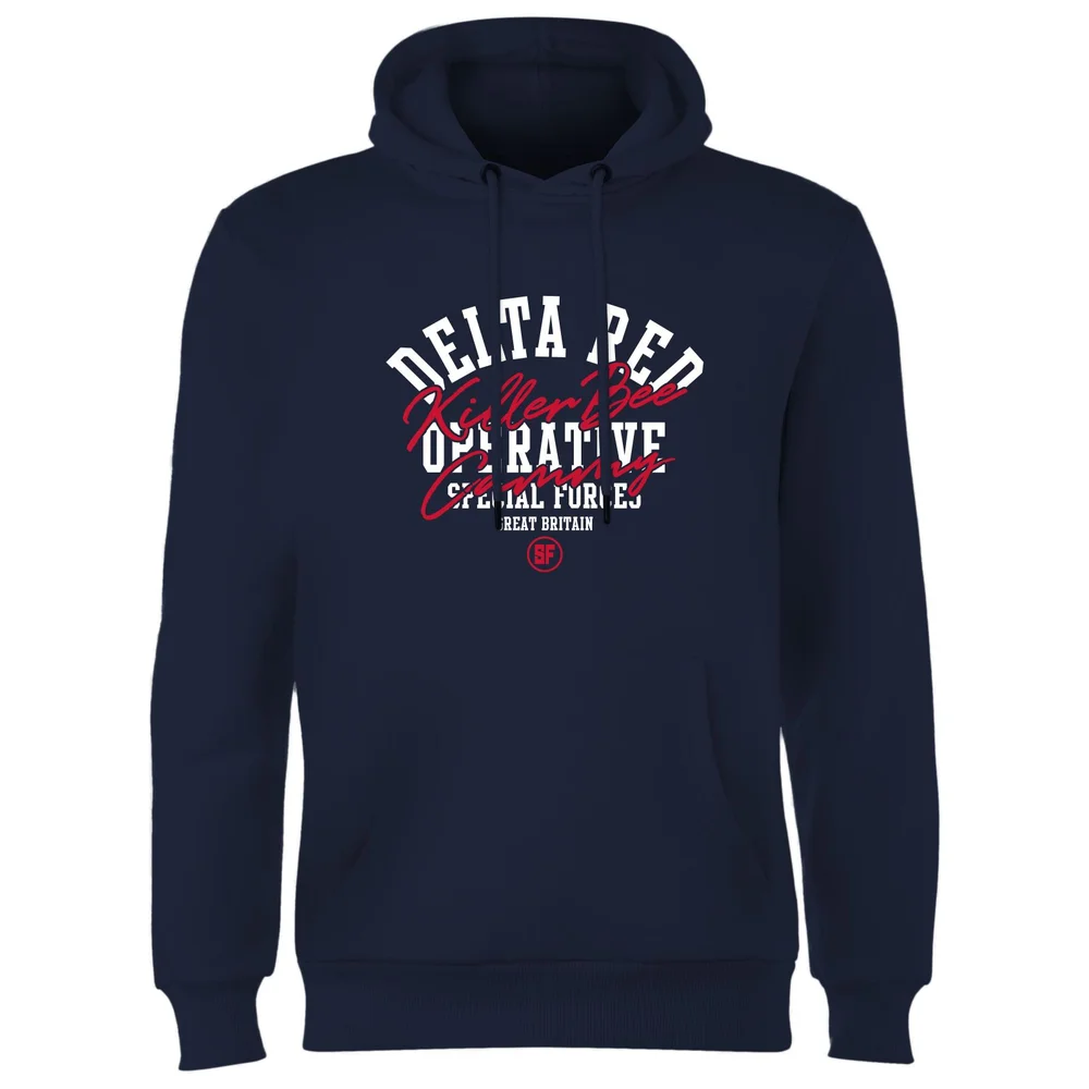 Street Fighter Delta Red Operative Hoodie - Navy - S - Navy blauw Afbeelding 1